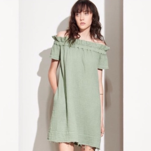 ANTHRO | AMADI Off Shoulder Dress - Picture 1 of 6
